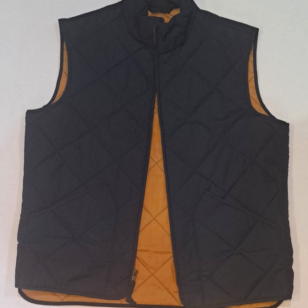Men's J.Crew Quilted Walker Vest. Size Medium